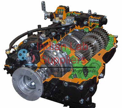 ZF 16S Ecosplit Gearbox for Heavy Trucks 16F + 2R Cutaway Model